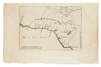 HERRERA Y TORDESILLAS, ANTONIO de. Group of 3 full-page engraved maps of Mexico and Central America.